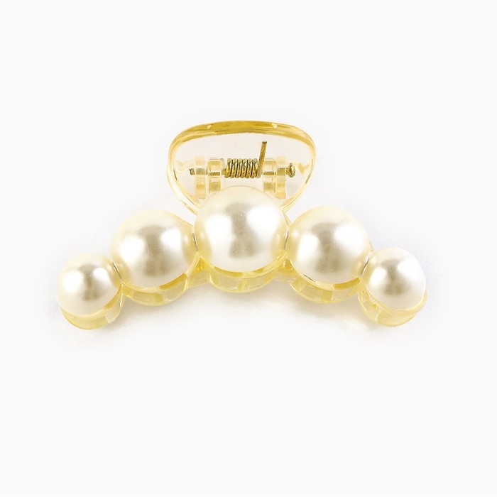 Краб для волос жемчужный &laquo;Самой прекрасной&raquo;, 5,7 х 2,5 см