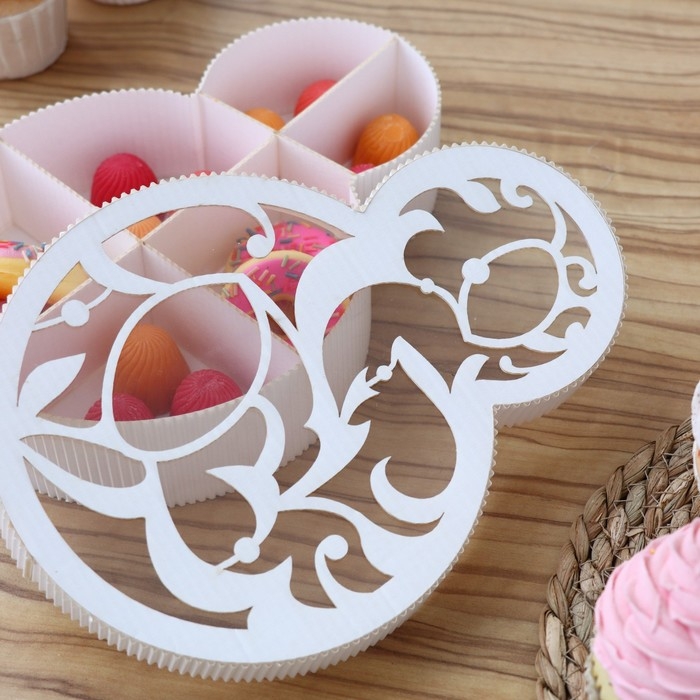 Коробка подарочная, кондитерская упаковка &laquo;8 марта&raquo; белая, 22 х 16 х 5 см