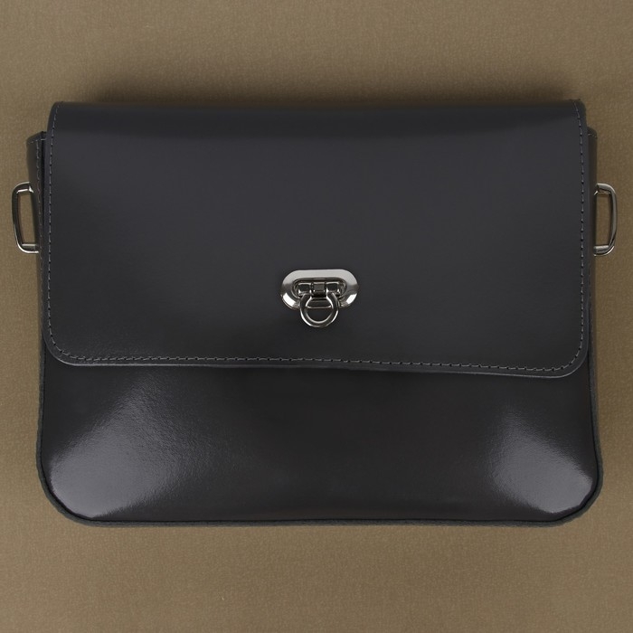 Застёжка для сумки, 3 &times; 1,5 см, цвет серебряный