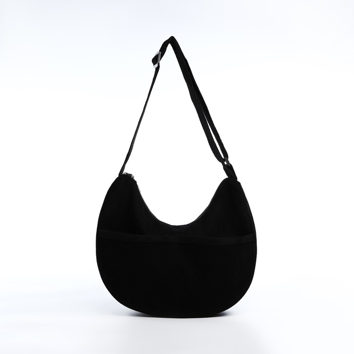 Сумка молодёжная на молнии, цвет чёрный Сумка молодёжная на молнии, цвет чёрный