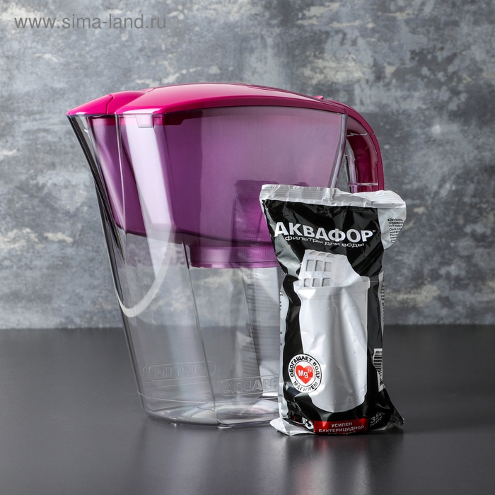 Фильтр-кувшин &laquo;Аквафор-Аквамарин&raquo;, 3,8 л, цвет розовый