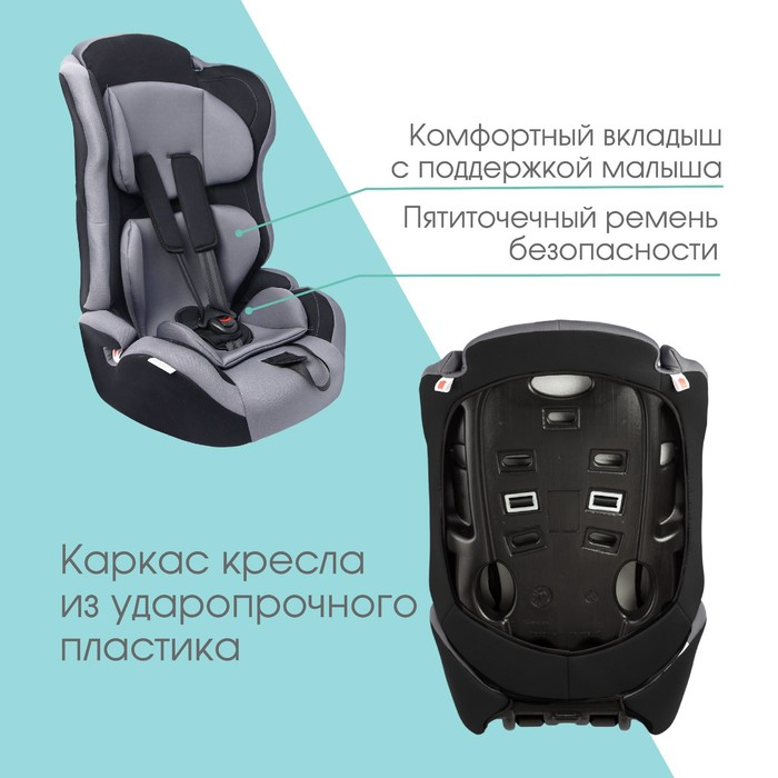 Автокресло Крошка Я Multi , группа 1/2/3, 9-36 кг, (1-12 лет) Серый Автокресло Крошка Я Multi , группа 1/2/3, 9-36 кг, (1-12 лет) Серый
