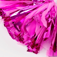 Помпон 1шт, цвет фуксия+ розовый