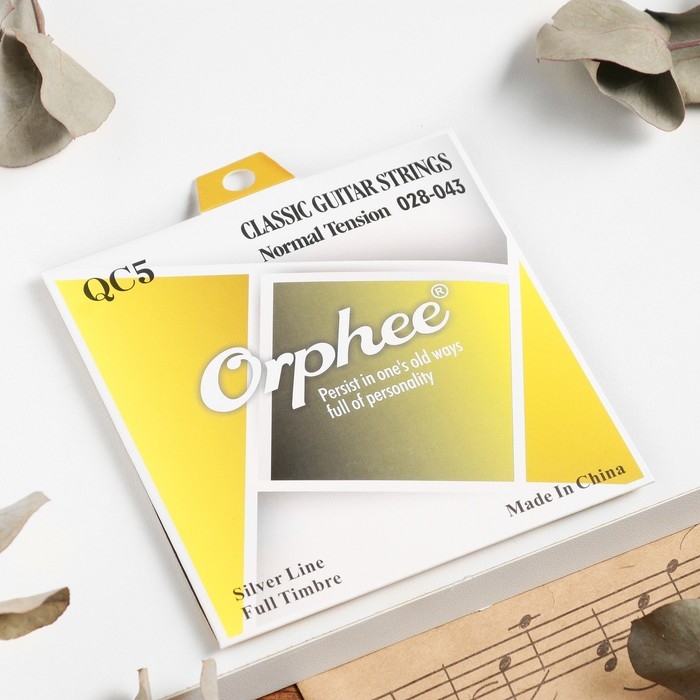 Струны для классической гитары Orphee QC5, 028-043