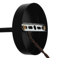 Бра 2612/1BK E27 40Вт черный 20,5х13-40 см