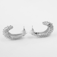 Серьги металл «Стиль» неоны, цвет серебро Серьги металл «Стиль» неоны, цвет серебро