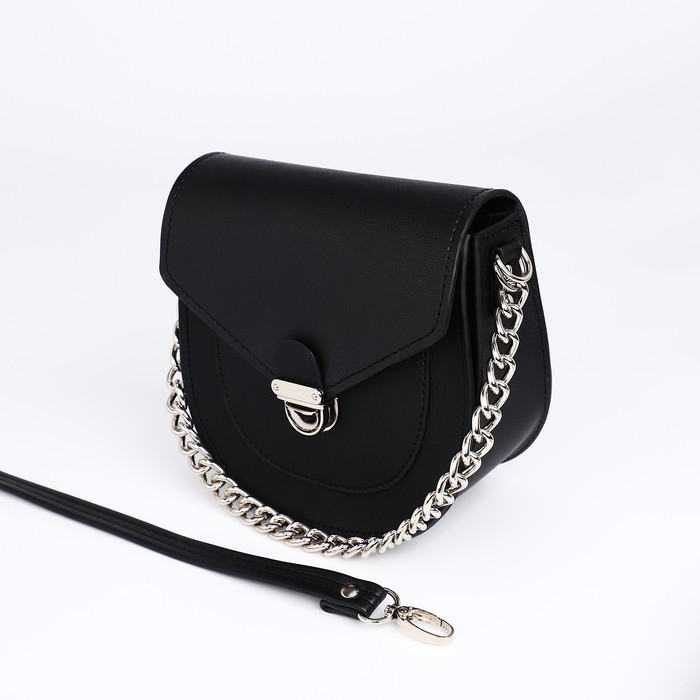 Сумка женская TEXTURA, мессенджер, маленький размер, цвет чёрный Сумка женская TEXTURA, мессенджер, маленький размер, цвет чёрный