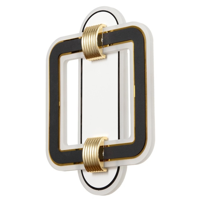 Бра "Квадрат" LED 35Вт 4000К черно-белый 26х19х5 см