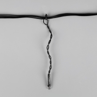 Гирлянда «Бахрома» 1.8 × 0.5 м, IP20, тёмная нить, 48 LED, свечение фиолетовое, 8 режимов, 220 В Гирлянда «Бахрома» 1.8 × 0.5 м, IP20, тёмная нить, 48 LED, свечение фиолетовое, 8 режимов, 220 В