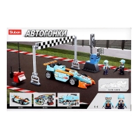 Конструктор гоночная машина &laquo;Болид&raquo; Sluban Автогонки, 210 деталей, 6+