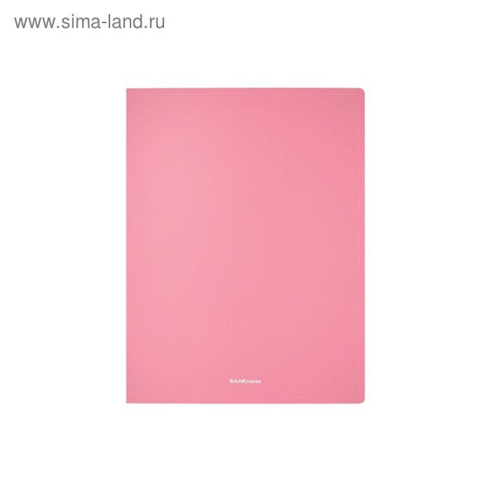 Папка на 4 кольцах А4, ErichKrause Matt Pastel, 24 мм, 600 мкм, матовая, 4 вида, микс