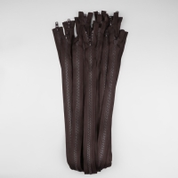 Молния &laquo;Трактор&raquo;, №8, разъёмная, 2 замка, замки автомат, 100 см, цвет коричневый, цена за 1 штуку