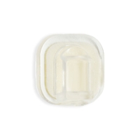 Держатель самоклеящийся для проводов и гирлянд ТУНДРА krep, 15х15 мм, 90 шт.