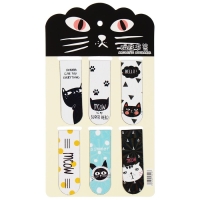 Набор магнитных закладок для книг Calligrata 6 штук, "Кошки", МИКС Набор магнитных закладок для книг Calligrata 6 штук, "Кошки", МИКС