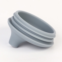 Поильник с трубочкой детский силиконовый &laquo;Try again&raquo;, 200 мл., с ручками, цвет серый