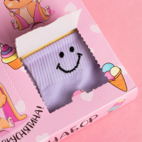 Подарочный набор адвент KAFTAN "Зайка": носки (р-р 16-18) и аксессуары Подарочный набор адвент KAFTAN "Зайка": носки (р-р 16-18) и аксессуары