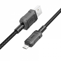 Кабель Hoco X94, Micro USB - USB, 2.4 А, 1 м, передача данных, ПВХ, чёрный Кабель Hoco X94, Micro USB - USB, 2.4 А, 1 м, передача данных, ПВХ, чёрный