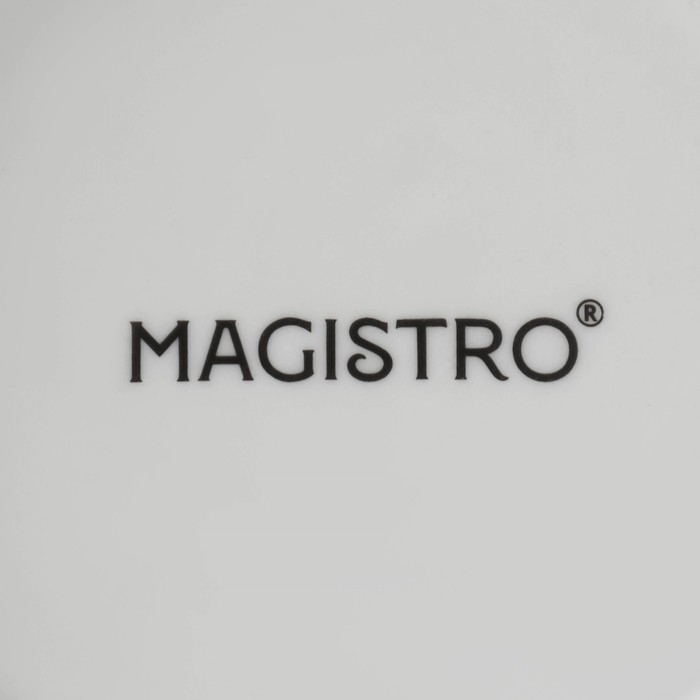 Кувшин для воды фарфоровый Magistro &laquo;Бланш&raquo;, 1 л, 13&times;15 см, цвет белый