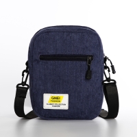 Сумка молодёжная на молнии, цвет синий Сумка молодёжная на молнии, цвет синий