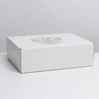 Коробка подарочная складная, упаковка, &laquo;Россия&raquo;, УФ-лак, 30,7 х 22 х 9,5 см