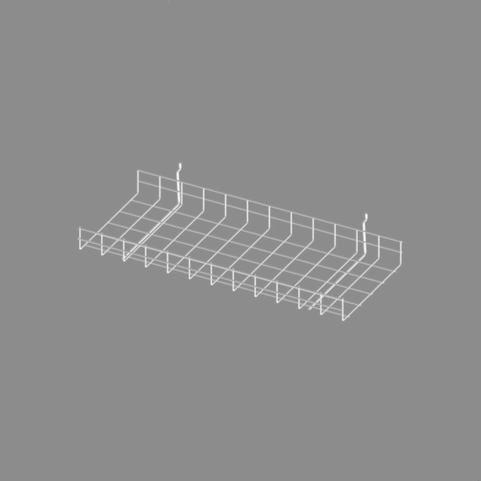 Полка прямая - ЭП, 60&times;27&times;10 см, цвет белый