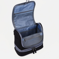 Косметичка, 2 отдела на молниях, цвет чёрный Косметичка, 2 отдела на молниях, цвет чёрный