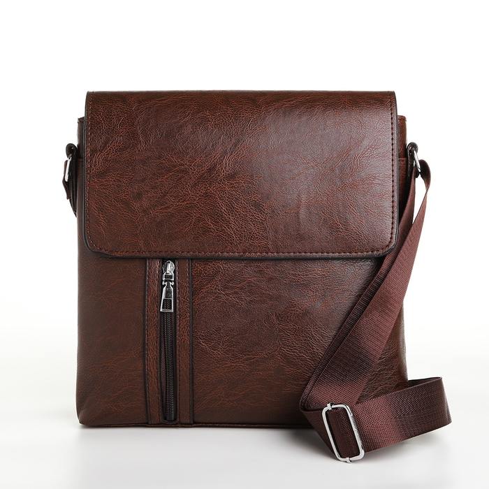 Сумка мужская, цвет коричневый Сумка мужская, цвет коричневый