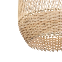 Светильник потолочный из ротанга "Буана" 1х120Вт, Е27, 30х30х60 см
