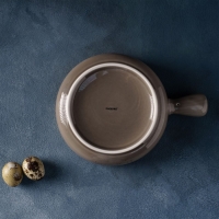 Кокотница фарфоровая Magistro «Церера», 500 мл, d=15 см, цвет коричневый Кокотница фарфоровая Magistro «Церера», 500 мл, d=15 см, цвет коричневый