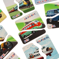 Пазл &laquo;Транспорт&raquo; (русский и английский)