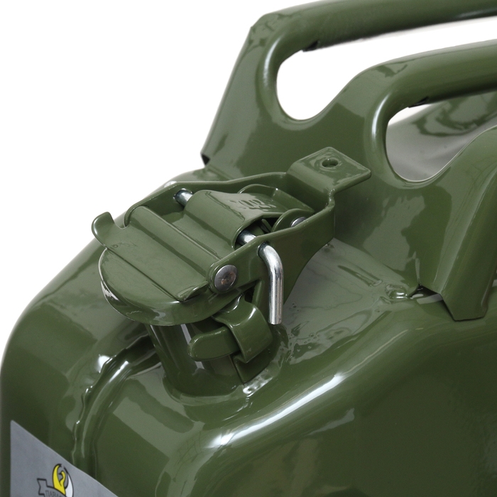 Канистра стальная для ГСМ ZARYA, 20 л, металлическая, крышка с рычагом Канистра стальная для ГСМ ZARYA, 20 л, металлическая, крышка с рычагом