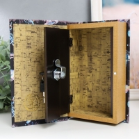 Сейф-книга дерево кожзам "Медузы" 21х13х5 см