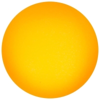 Мяч для настольного тенниса, набор 6 шт., PP, цвет оранжевый