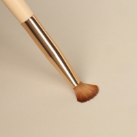 Набор кистей для макияжа &laquo;Франция&raquo;, 7 предметов, чехол на кнопке, цвет бежевый/коричневый