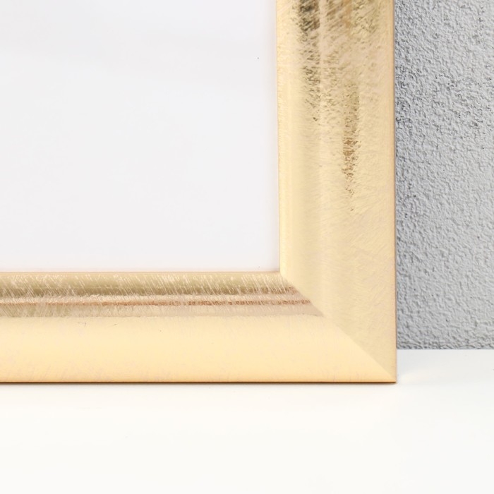 Фоторамка пластик МИРАМ 30х40 см 211 золото (пластиковый экран)
