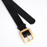 Ремень женский, ширина 3,5 см, цвет чёрный Ремень женский, ширина 3,5 см, цвет чёрный