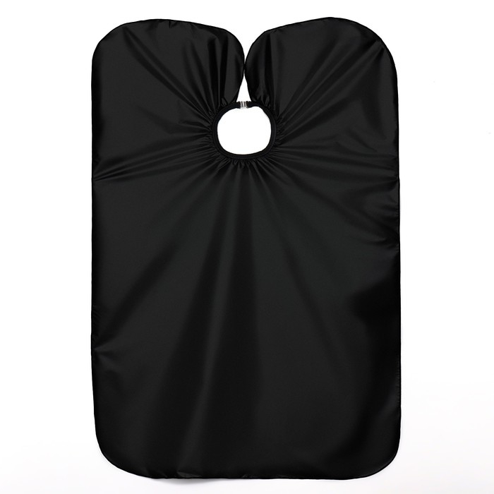 Накидка парикмахерская двусторонняя, цвет серебристый/чёрный Накидка парикмахерская двусторонняя, цвет серебристый/чёрный