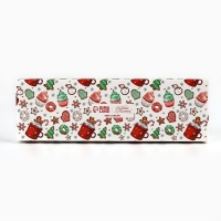 Коробка для для муссовых пирожных &laquo;С Новым годом&raquo;, сладости, 27 х 8.6 х 6.5 см, Новый год