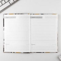 Подарочный набор YOU are the BEST TEACHER: ежедневник А5 80 листов, ручка шариковая металл 0,8 мм, мыльные лепестки 3 шт