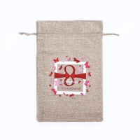 Мешок подарочный с термонаклейкой "Бабочки" 20 x 30 см