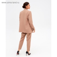 Пиджак женский двубортный MIST размер 46, цвет бежевый Пиджак женский двубортный MIST размер 46, цвет бежевый