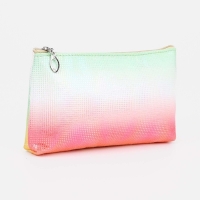 Набор косметичек 3 в 1 на молнии, цвет коралловый Набор косметичек 3 в 1 на молнии, цвет коралловый