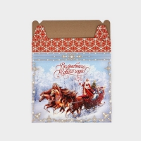 Коробка подарочная новогодняя складная &laquo;Волшебного Нового года&raquo;, 33.7 х 25.7 х 7.9 см, Новый год