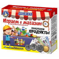 Настольная игра &laquo;Денежка. Играем в магазин. Покупаем продукты&raquo;