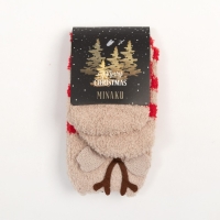 Носки новогодние махровые MINAKU Олени, р-р 36-39 (23-25 см) Носки новогодние махровые MINAKU Олени, р-р 36-39 (23-25 см)