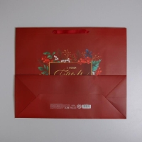 Пакет подарочный новогодний ламинированный &laquo;Роскошь волшебства&raquo;, XL 49 х 40 х 19 см