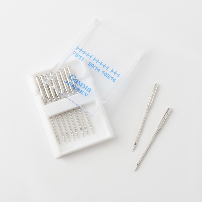 Иглы для бытовых швейных машин, для трикотажа, №75-100, 10 шт