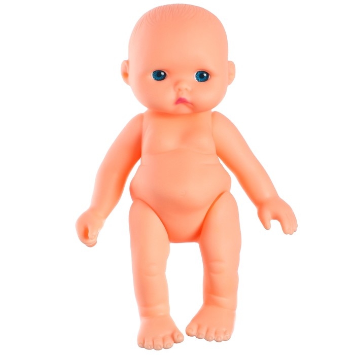 Набор резиновых игрушек для ванны &laquo;Пупсик с цветными рыбками&raquo;, 6 шт, Крошка Я