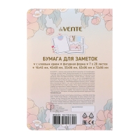 Набор клейкой бумаги для заметок "deVENTE. Rabbit" 115x158 мм, размер заметок: 16x45 мм, 45x60 мм, 55 x 96 мм, 63x96 мм и 72x96 мм, 7x20 листов, офсет 80 г/м&sup2;, печать 4+0, ассорти форм, 7 дизайнов, в картонном блистере и пластиковом пакете