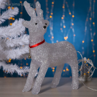 Светодиодная фигура &laquo;Оленёнок&raquo; 25 &times; 30 &times; 6 см, акрил, 220 В, свечение белое